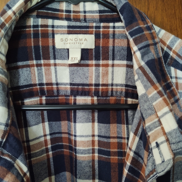 Sonoma Other - Flannel brown men's XXL loved flannel